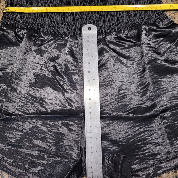 NWOT American Apparel shimmery high waist shorts - Picture 7 of 7